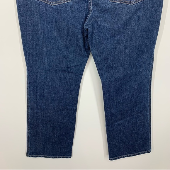 Duluth Trading Co Women’s Flex Boot Cut Jeans Medium Dark Wash New Nwt Size 12 - Picture 8 of 16